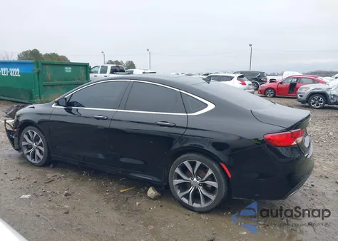 2015 Chrysler 200 C из США, поврежденный, VIN 1C3CCCEGXFN543741